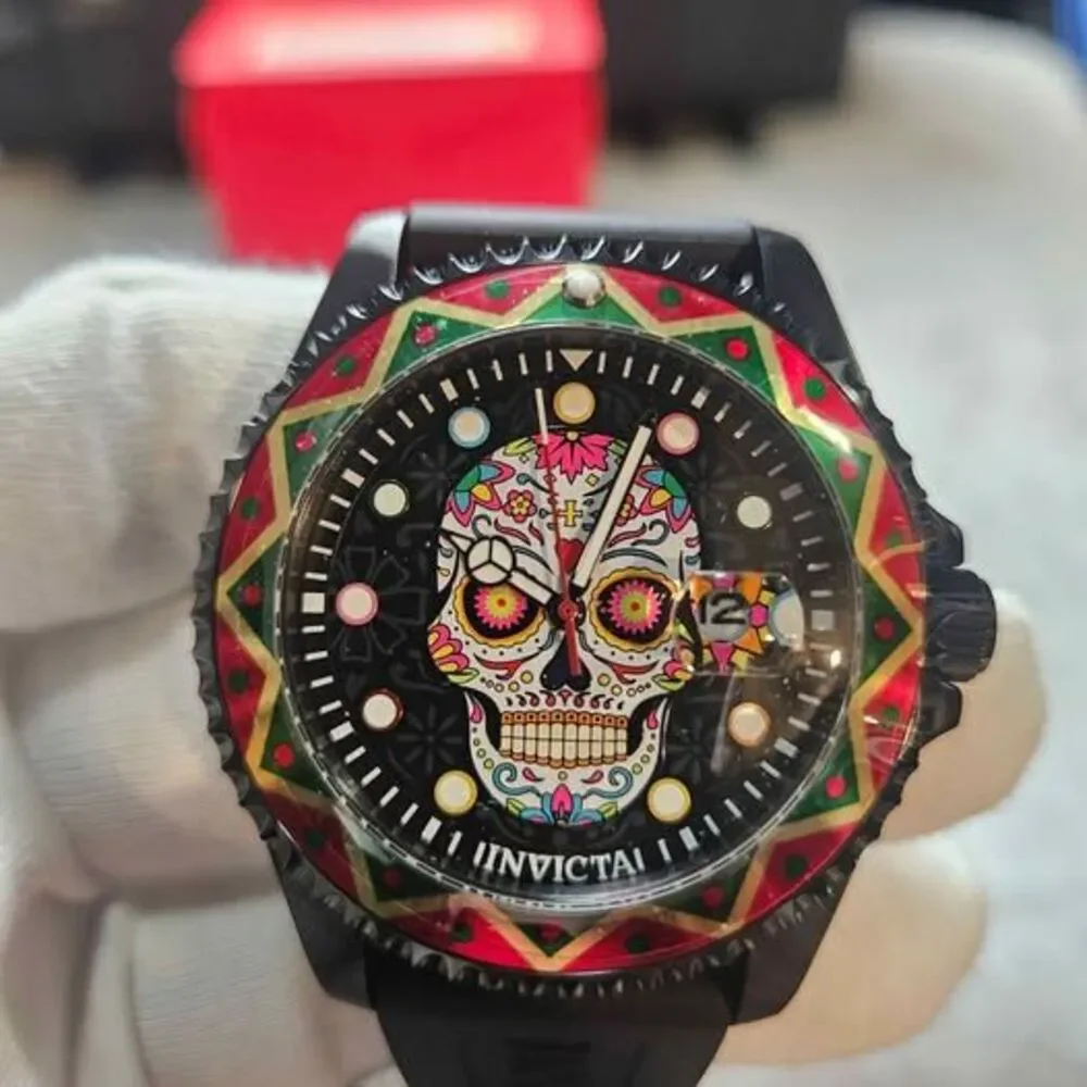 Invicta Pro Diver Dia De Los Muertos Men's Watch - 43mm, Black